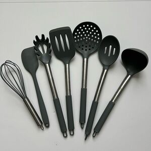 Gray Kitchen Utensil Set